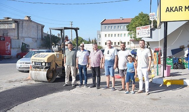 Burhaniye Sanayi Sitesi’nde Yol Onarımı Hız Kesmiyor