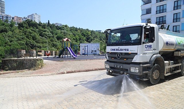 Canik’te Hijyen ve Çevre Düzenlemesi Hız Kesmiyor