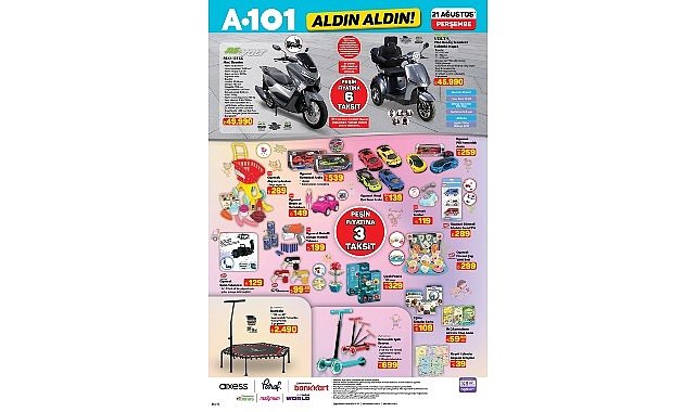 A101 21 Ağustos Teknoloji ve Ev Ürünleri Fırsatları