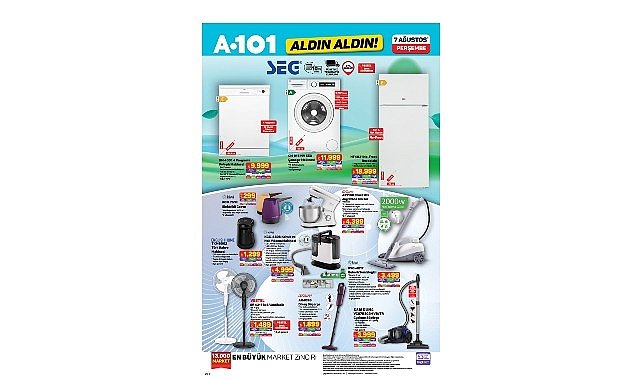 A101’den Elektrikli Araç ve Teknoloji Ürünlerinde Fırsat