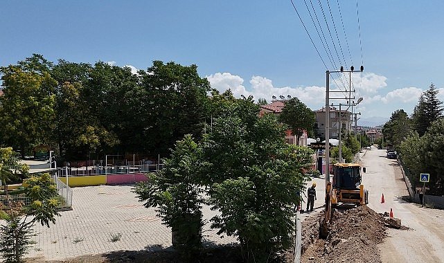 Elmalı Gündoğan Mahallesi’ne 2 Kilometrelik Yeni Su Hattı