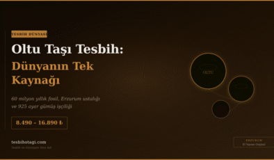 Oltu Taşı Tesbih: Dünyanın Tek Kaynağından Çıkan Taş Neden 16.000 TL’yi Aşıyor?